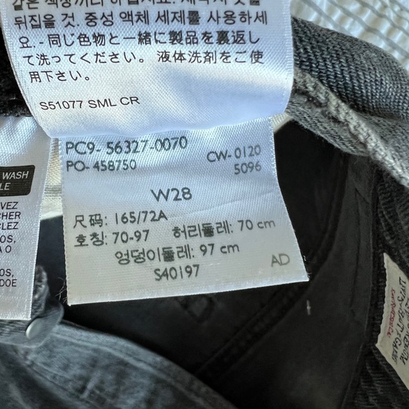 Levi’s premium high waisted shorts 28 - Picture 3 of 4